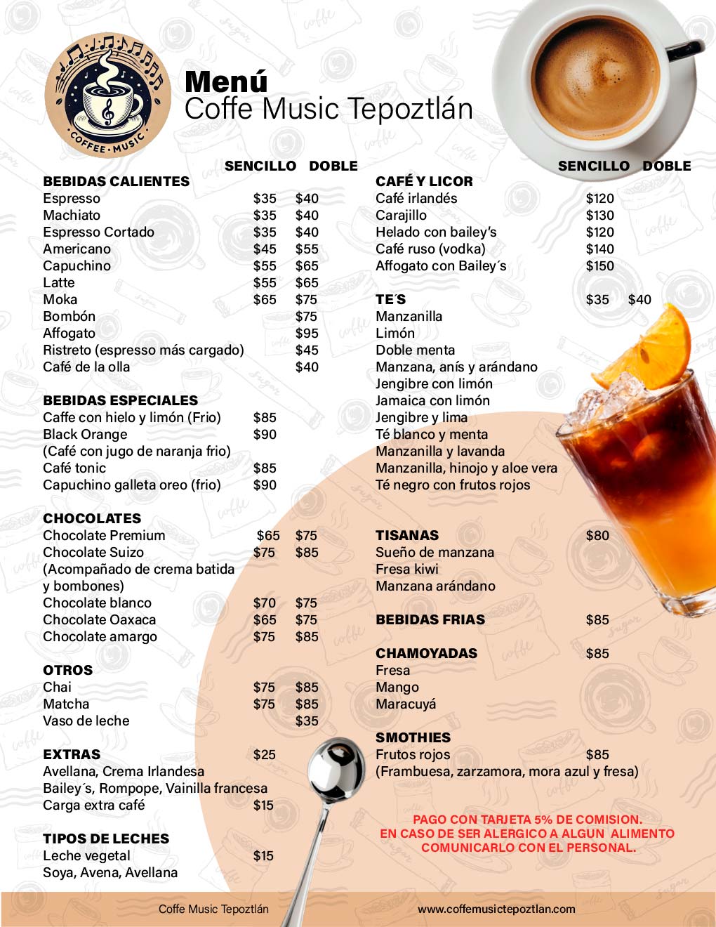 menu coffe music 2026 1